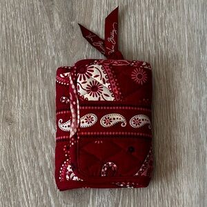 Vera Bradley Red Paisley Wallet